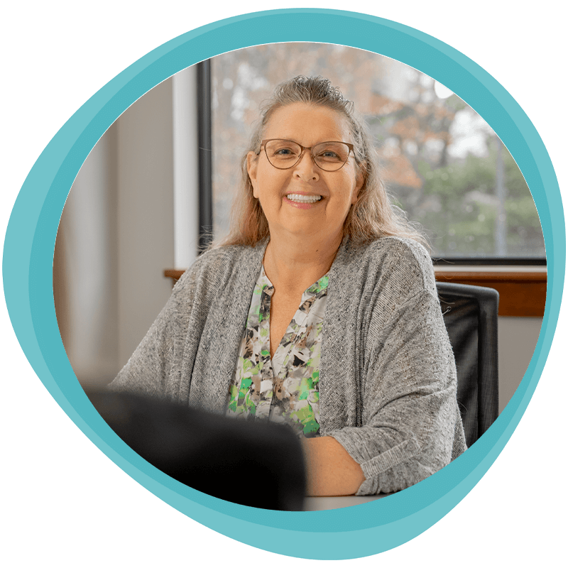 gayle with new smile thanks to dental financing